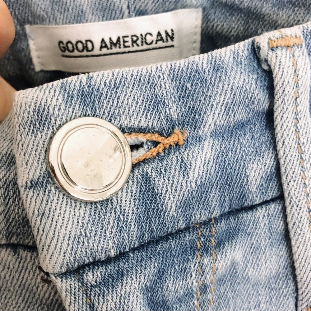 SOLD Good American Good Legs Distressed Jeans - Picture 5 of 9